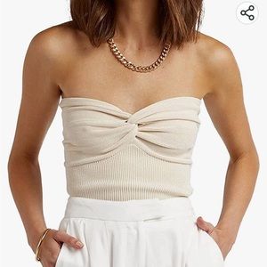 Knit tube top